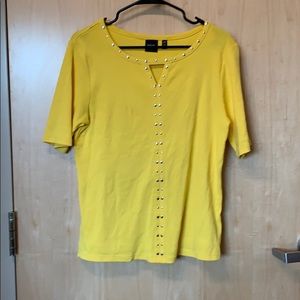 Yellow dress shirt
